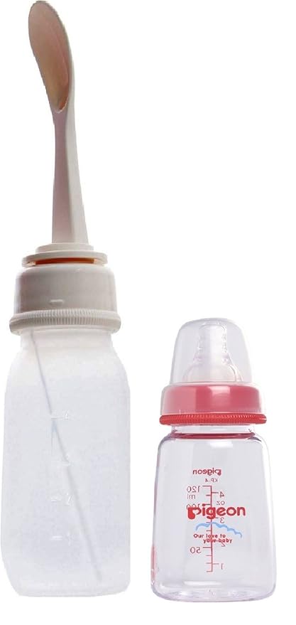 Buy Pigeon Baby Weaning Bottle With Spoon 240 Ml And Feeding