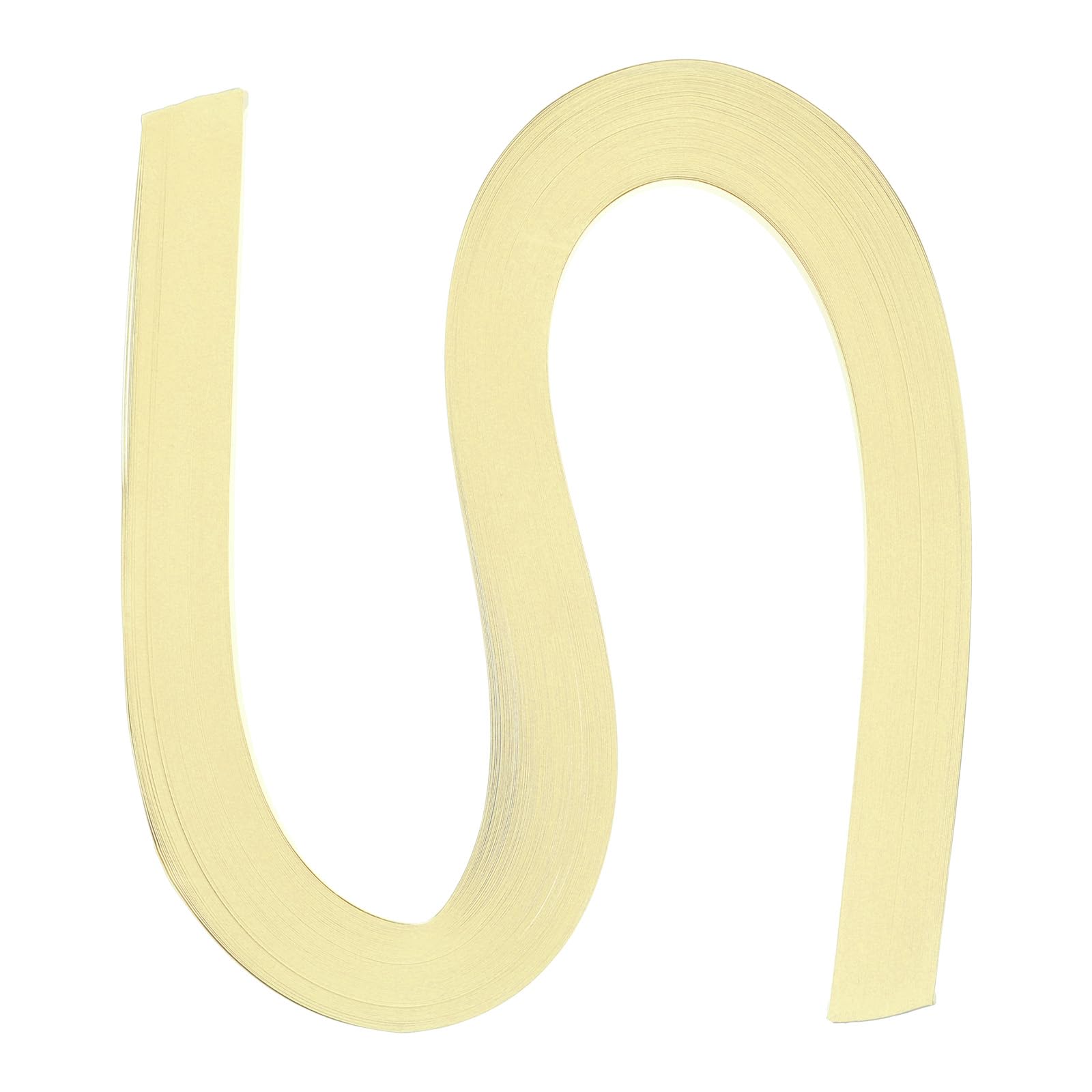 PATIKIL 120pcs Quilling Paper Strips Paper Flowers Quilling Kits 3/8"(10mm) Origami Paper for Adults Beginner Art Craft, 21"(54cm) Light Yellow
