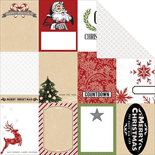 Candy Cane Lane Double-Sided Cardstock 12"X12"-Tags