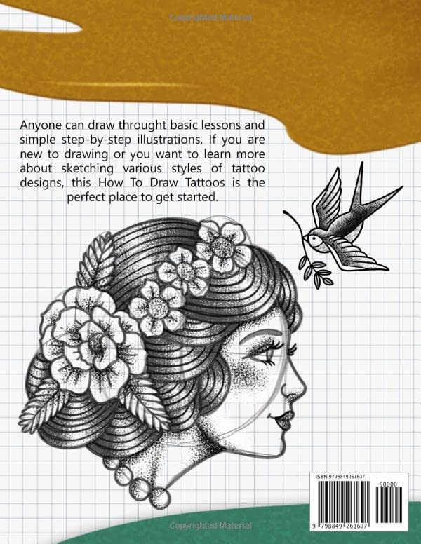 How To Draw Tattoos Tattoo Designs Drawing Guide Book With Simple