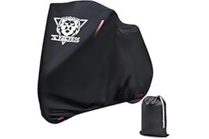 XYZCTEM Bike Cover, All Season Outdoor Protection Thick 210D Oxford Waterproof Heavy Duty Durable,Universal Fit for Bicycles with up to 29in Wheels (79 x 45 x 29 in)