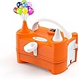 IDAODAN Electric Air Balloon Pump Portable Dual Nozzle 110V 600W Electric Balloon Blower Pump/Electric Balloon Inflator for K