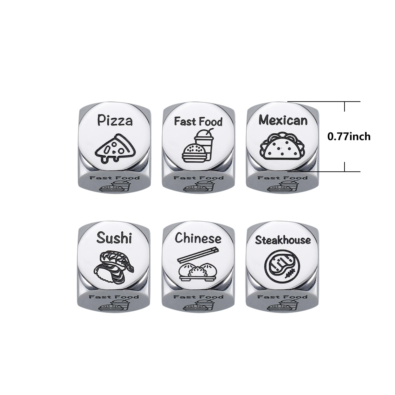 National Boyfriend Day Gifts for Him Her Wedding Gifts for Couple Food Decision Decider for Boyfriend Girlfriend Husband Wife Date Night Dice for Him Her 11th Year Anniversary Birthday Gifts