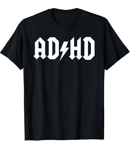 Amazon.com: DIRTYRAGZ Men's ADHD AD/HD Rock T Shirt M Black