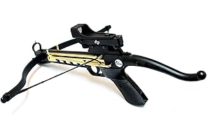 LAST PUNCH 80lbs Self Cocking Crossbow with 15 Arrows and Scope