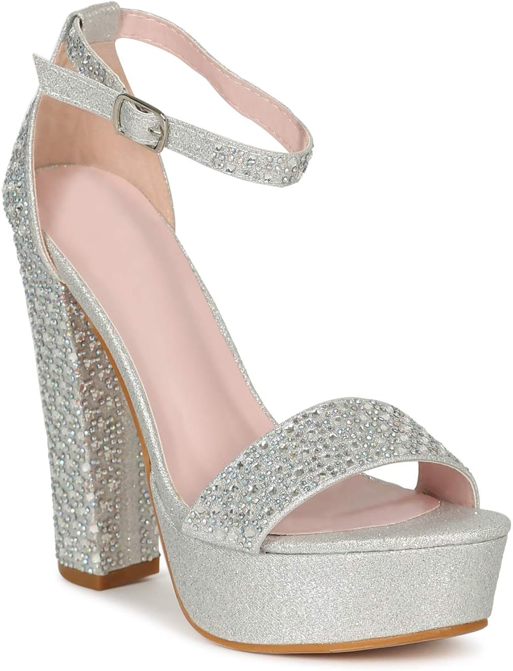 chunky heel sandals amazon