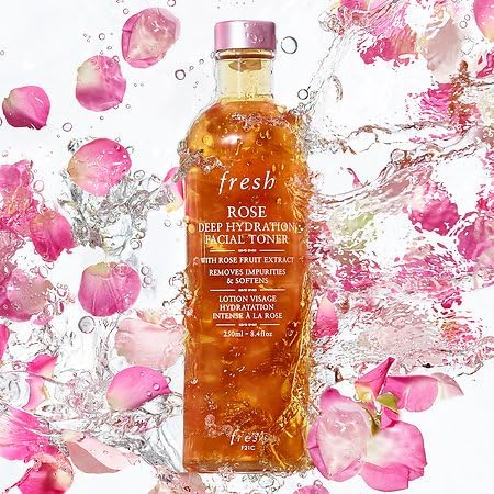 fresh rose deep hydration facial toner 100ml