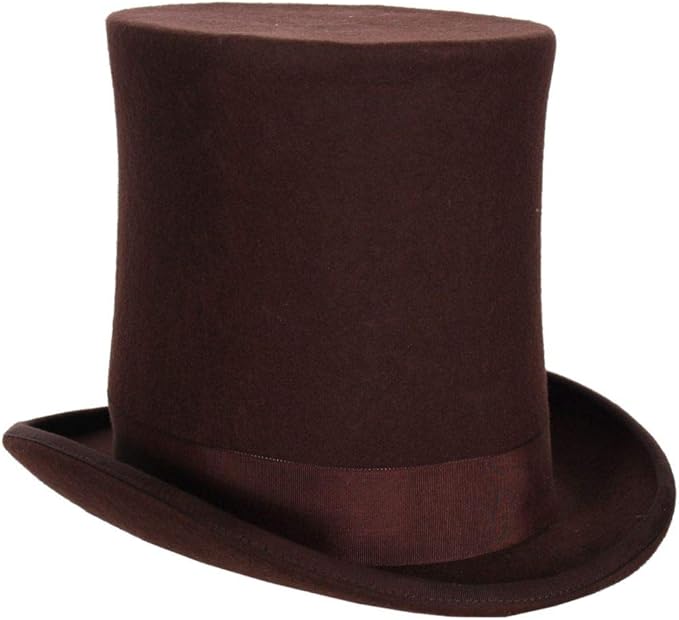 brown top hat