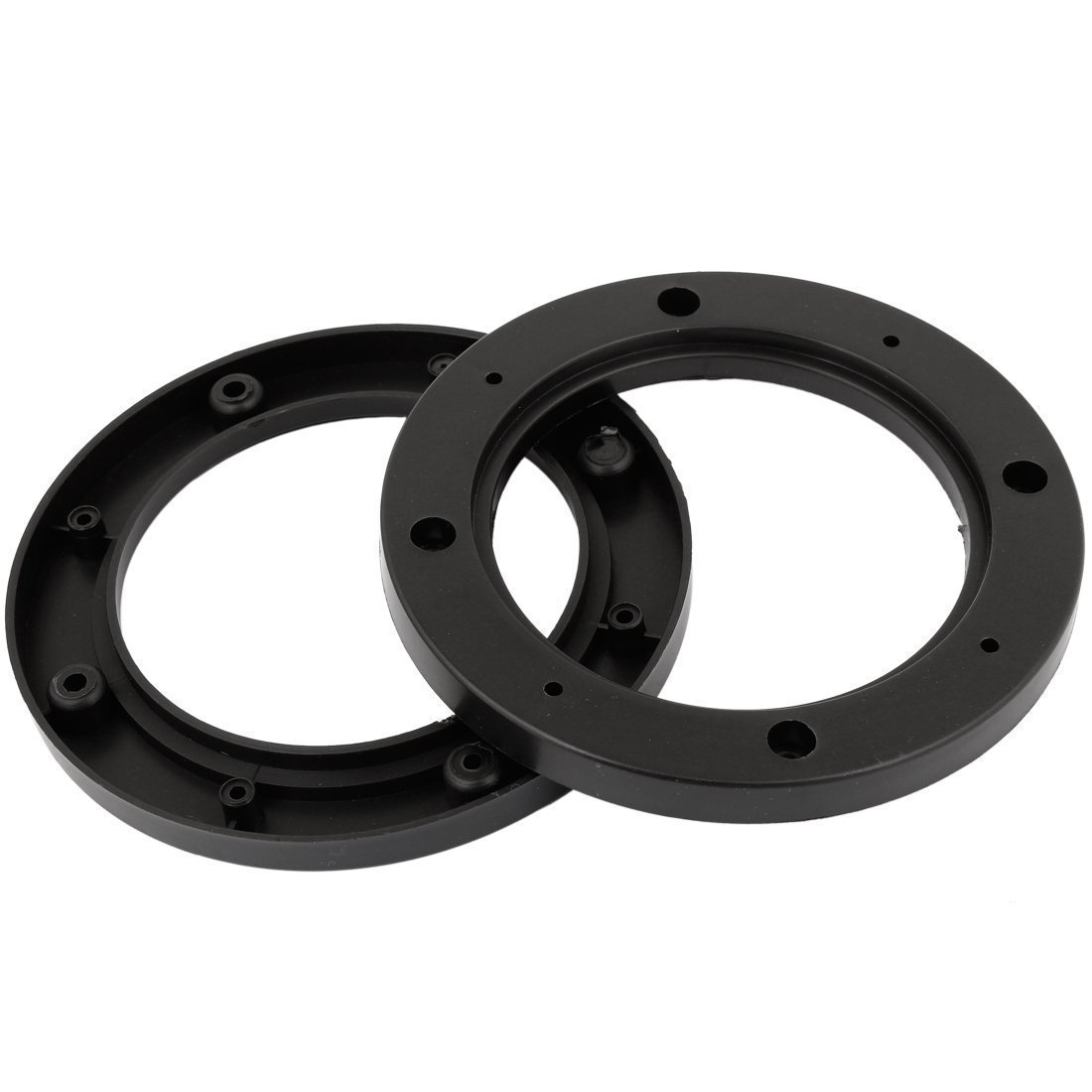 TOOGOO Auto Car Truck Black 4 inch Plastic Speaker Spacers 10mm Depth 2