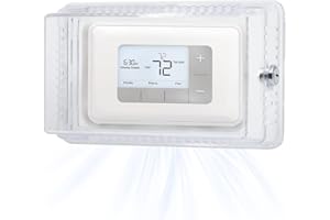 FRIOCASA Thermostat Lock Box with Key 8" L x 4.5" W x 2.5" H or Smaller,Large AC Lock Box for Thermostat on Wall,Universal Thermostat Guard for Thermostats on Wall Fits