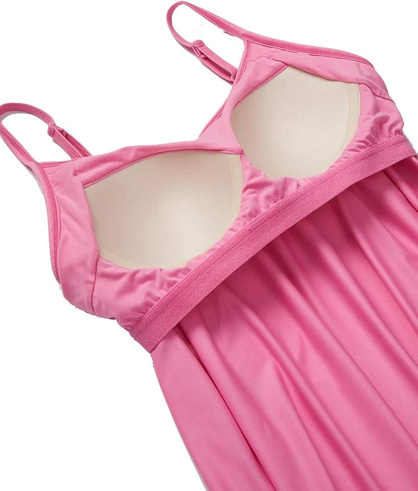 32 DEGREES Cool Womens Shirred Flowly Relaxed Lounge Built-in Cups Shelf Bra Tank Cami at  Women’s Clothing store