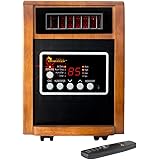 Dr Infrared Heater DR998, 1500W, Advanced Dual Heating System with Humidifier and Oscillation Fan and Remote Control