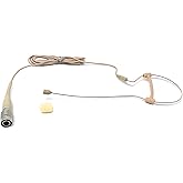 Single Earhook Headset Mic for Audio Technica Wireless