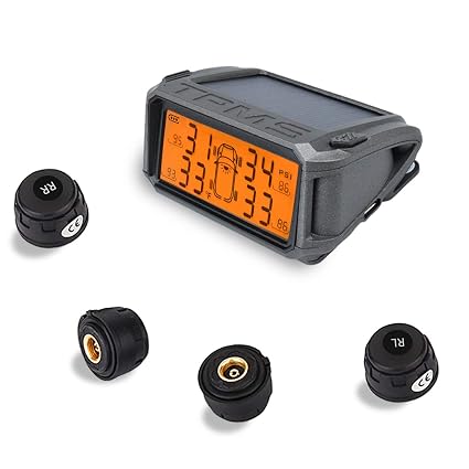 Car Tpms Tire Pressure Monitoring System Car Tpms Tire Pressure Monitoring System, Deewaz Solar Tpms Wireless Tire Pressure Monitoring System With 4 External Sensors Universal Lcd, Car Tpms Tire Pressure Monitoring System