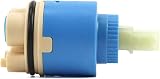 QWORK 35mm Ceramic Faucet Cartridge Valve Replacement for Kitchen Tap Mix Inner view 3