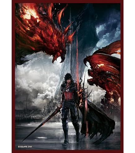 Amazon.com: Final Fantasy TCG: Final Fantasy VII Cloud Card Sleeves  (100-Pack) : Toys & Games