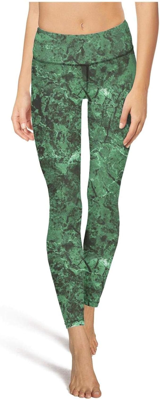 girls green leggings
