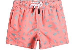 maamgic Swim Trunks Boys Quick Dry Toddler Bathing Suits for Kids Swimsuit Above The Knee Boys Swim Shorts