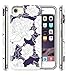 Style4U iPhone 8 / iPhone 7 Case, Fantastic Flower Slim Shock-Resistant Hybrid Armor Case with Credit/ID Card Compartment for Apple iPhone 8 and iPhone 7 with 1 Stylus [Flower]