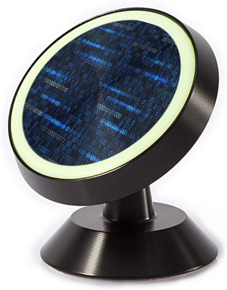 Tinmun Magnetic Phone Car Mount, Software Developer Programming Code Functionality Universal Car Phone Holder for Dashboard