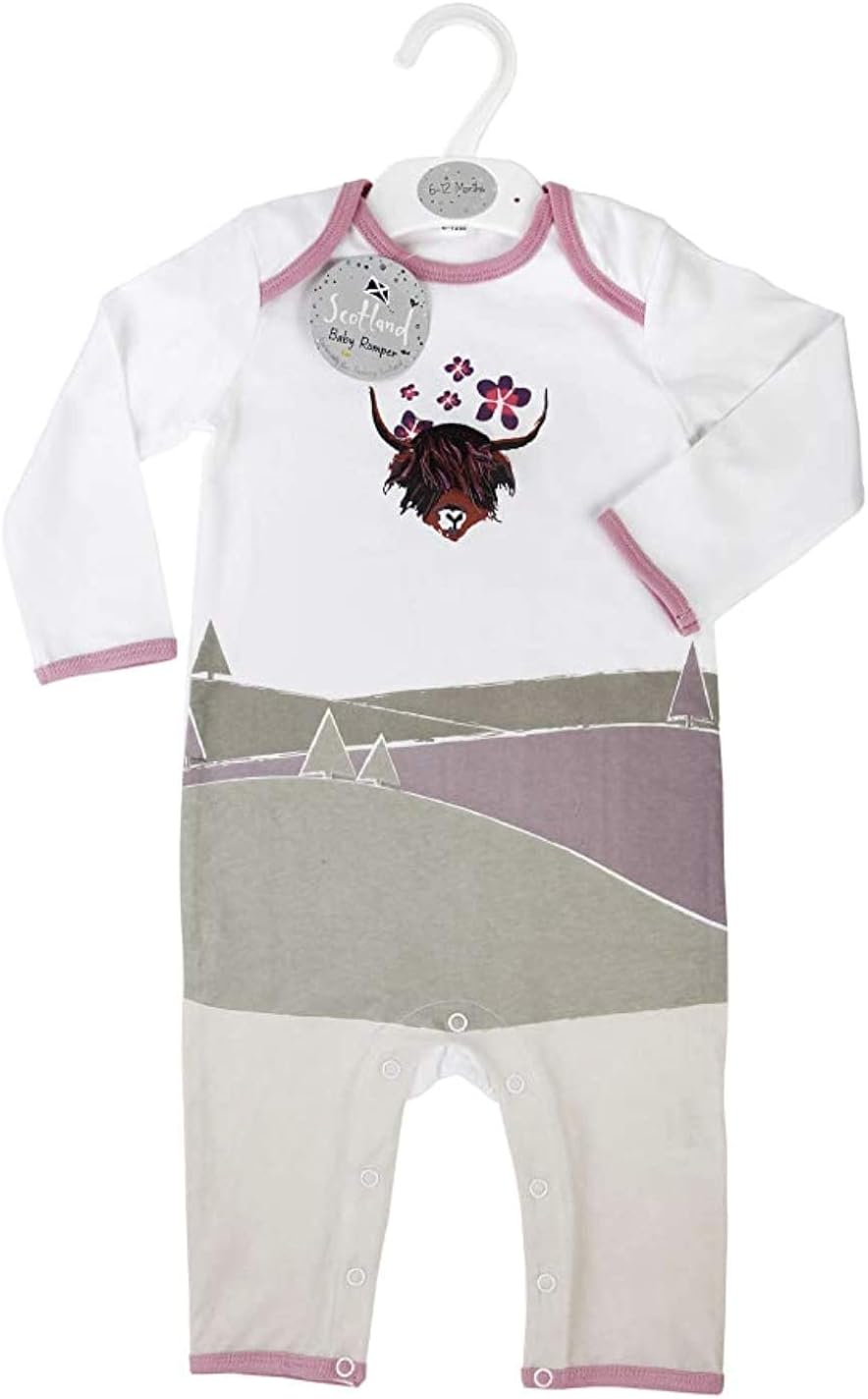 highland cow baby grow