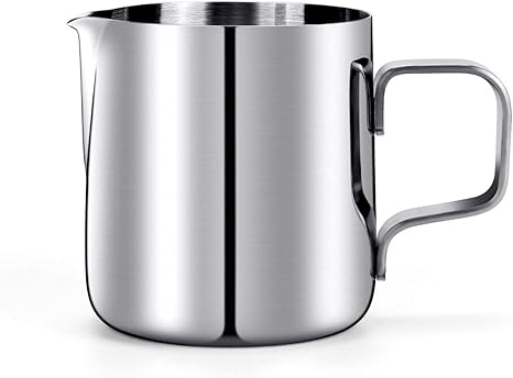 Amazon Co Jp Hulisen 高級なステンレス ミルク ジャグ ピッチャー エスプレッソ ラテアート用 牛乳パック 150ml ホーム キッチン