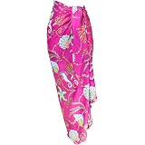 Pareo Donna 1 World Sarongs Bianco - In Viscosa 66x44 Pollici Taglia Unica