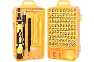 DUIMIMI 115 in 1 Multifunctional Screw Driver Set, Magnetic Multi Spec Bit Tool Kit, 98 Bits and 17 Removal Accessories, for 