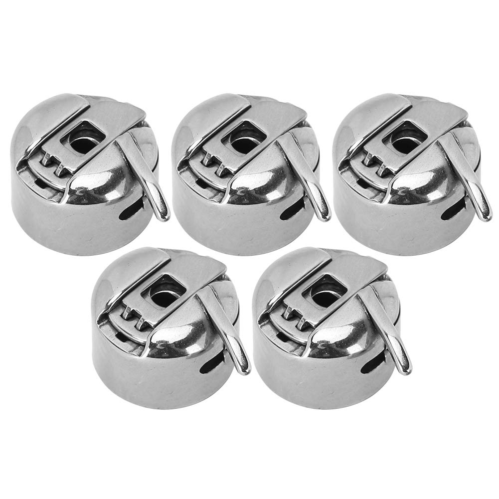 5Pcs Sewing Machine Bobbin Case Old‑Fashioned Household Alloy Lightweight Sewing Machine Parts Accessories Sewing Machines and Accessories