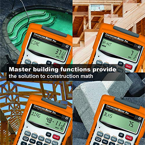 Calculated Industries 4065 Construction Master Pro Advanced Construction Math FeetinchFraction