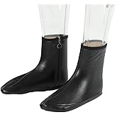 Atyhao Leather Muslim Socks - PU Leather Keep Warm Antiskid Islamic Socks for Camping, Fishing, Sunnah Khuff
