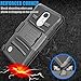 Tekcoo LG K20 V Case, Tekcoo LG K20 Plus Holster, for LG Harmony/LG V5/LG K10 2017 Case Clip, [Hoplite] Shock Absorbing [Black] Locking Belt Defender Heavy Full Body Kickstand Carrying Cases Cover