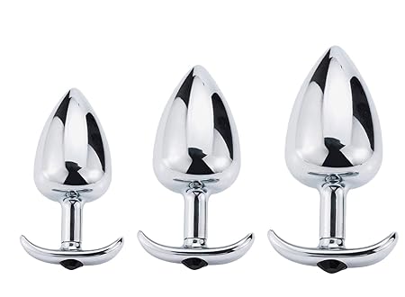 Anal Plug Butt Plug Anfänger Anal Spielzeug Edelstahl 28mm-34mm-40mm. Sexspielzeug Anal Trainer Kit Butt Plugs Prostate Massa