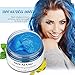 Mofajang Hair Wax Dye Styling Cream Mud, Natural Hairstyle Color Pomade, Washable Temporary, Blue