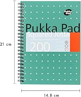 Pukka Pad A5 Squared Jotta Notebook 3-Pack 200 Pages 5mm Squares 80GSM view 3
