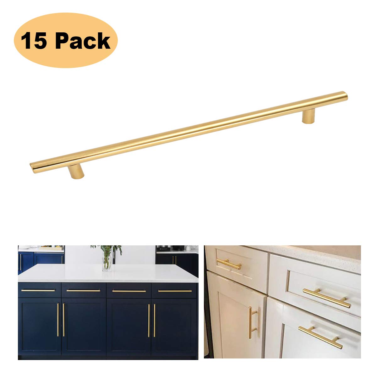 Pulls Peaha Ph201pb Kitchen Cabinet Hardware Gold Dresser Handles Stainless Steel 2 1 2inch Hole Centers Knobs 15 Pack Brass Filing Cabinet Pulls Cabinet Door Handles Tools Home Improvement Classiccakes Co Nz