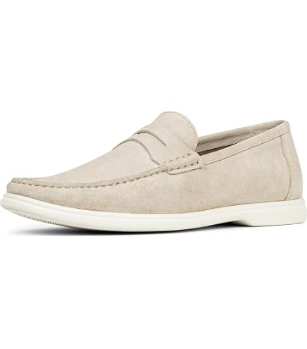 Donald J. Pliner Men\'s Size 10 Beige Suede Loafers Donald Pliner Slater Men main image 2