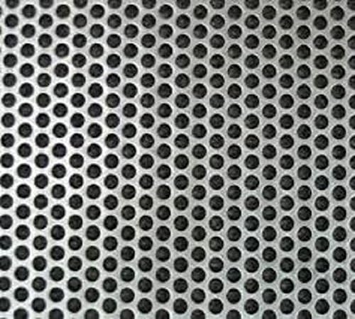 PERFORATED 430 STAINLESS SHEET 24G x 30 3/4" x 24", 1/4" Perfs, 5/16 Centers