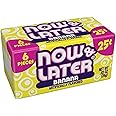 Now & Later Original Taffy Chews Candy, Banana, 0.93 Ounce Bar, Pack of 24