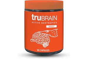 TruBrain Nootropic Capsules - Focus, Energy, Clarity. Fast Absorbing Nootropics Capsules | Brain Boosters | Improve Memory | Stop Procrastination (Strong)