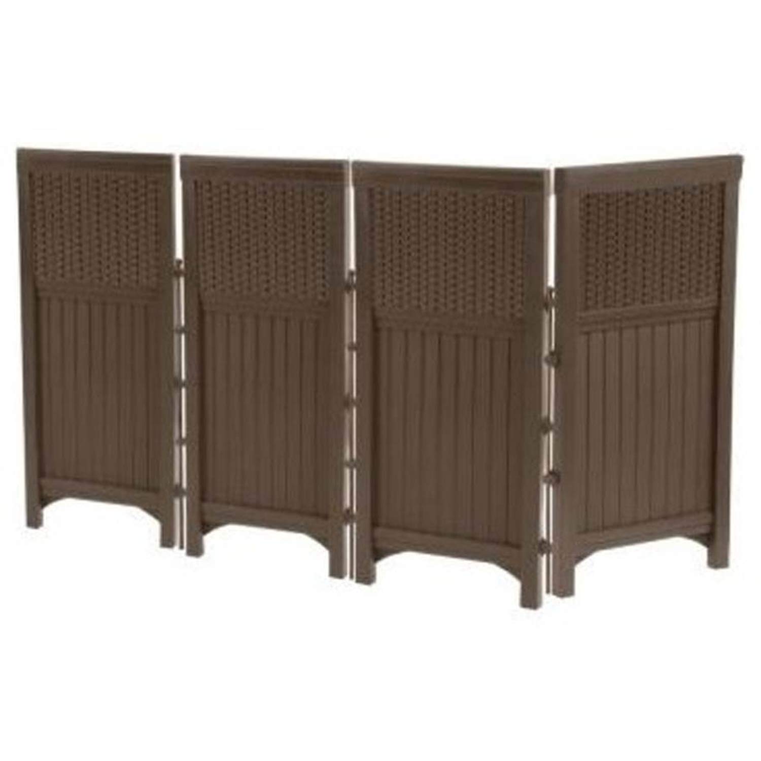 Suncast 4 Freestanding Wicker Resin Reversible