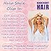 Knockout Hair Fits like a Halo Hair Extensions, 16-Inch, Human, 120 Grams, Darkest Blonde Light Blonde Mix - #12/T-03-16