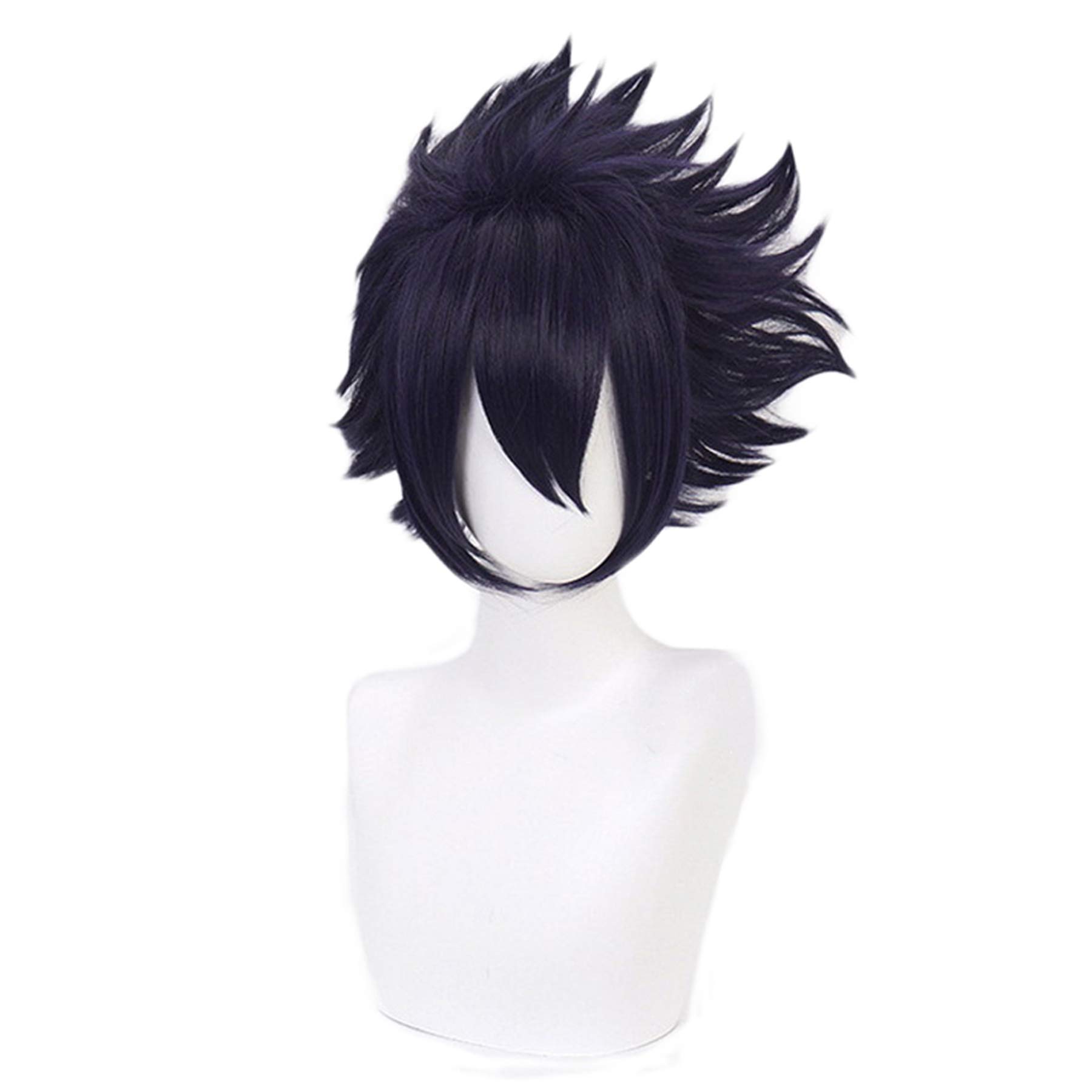 MUZIWIG Anime Cosplay Wig for My Hero Academia Eijiro Kirishima Halloween Costume Accessories Party Synthetic Hair with Free Wig Cap