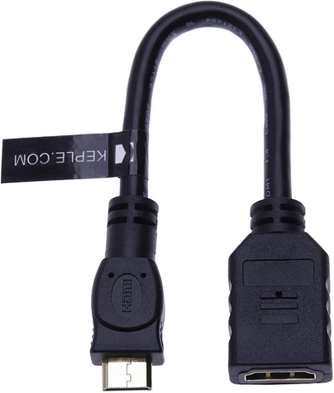 Mini HDMI to HDMI Adapter Cable for Tablet, Camera, Canon EOS1D, EOS 5D, 60D, 70D