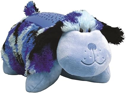 Amazon Com Pillow Pets Dream Lites Blue Camo Dog 11 Toys Games