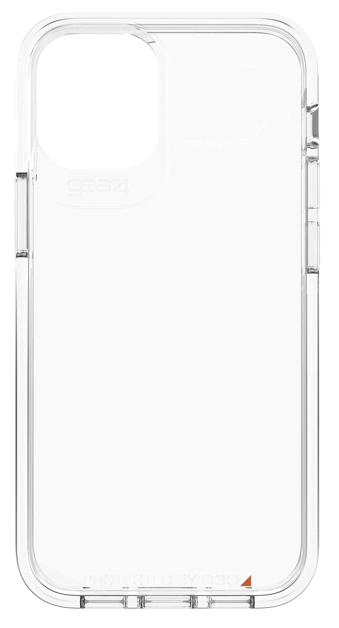 Gear4 Crystal Palace Betty Compatible with iPhone 12 Mini 5.4 Case, Advanced Impact Protection with Integrated D3O Technology, Anti-Yellowing, Phone Cover – Transparent