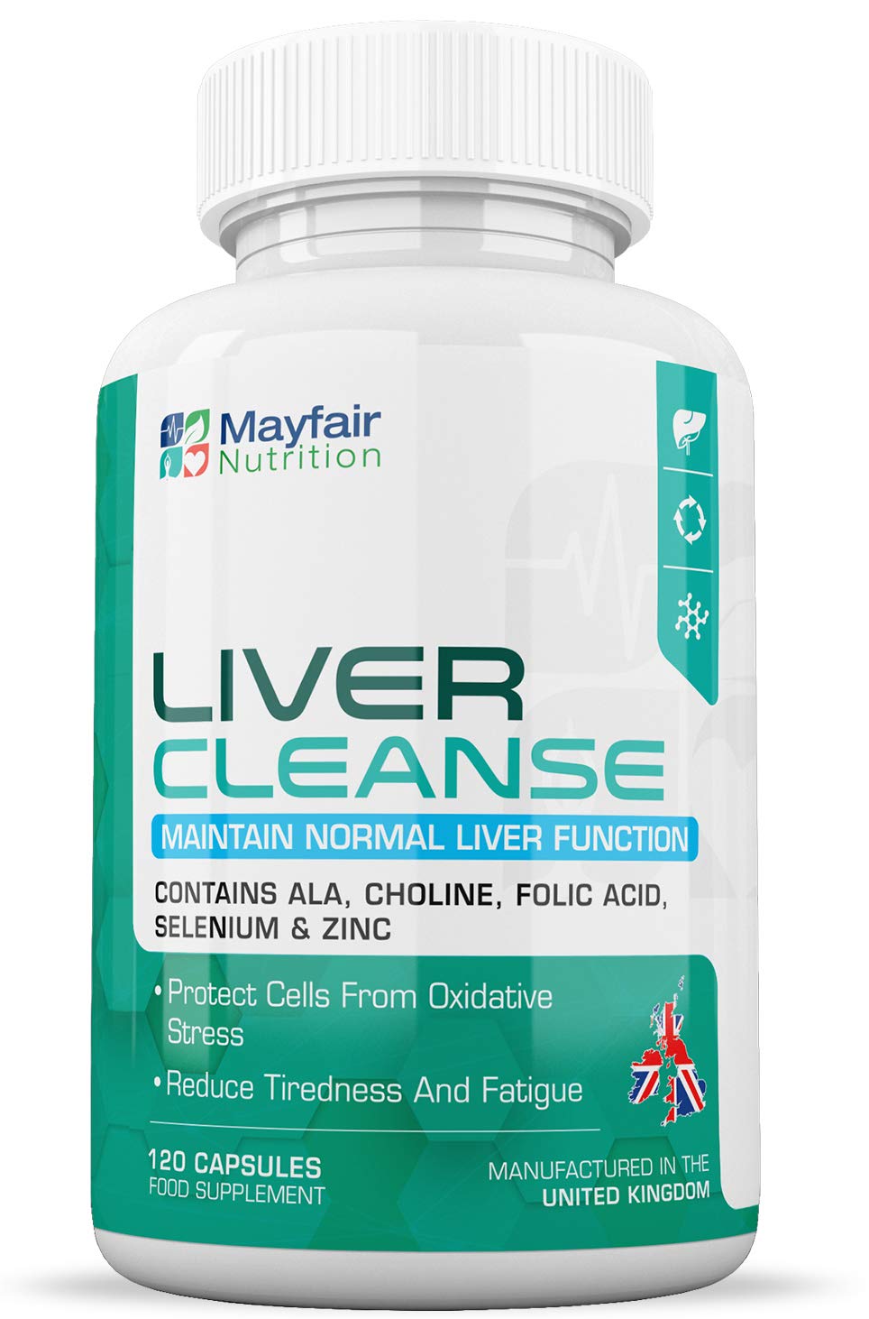 Clear Liver Cleanse Premium Detox Support with Choline, Selenium and