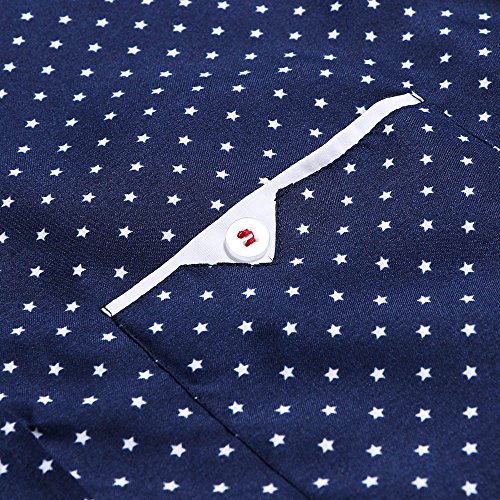 iZHH Fashion Mens Shirt Stylish Long Sleeve Slim Fit Luxury Casual Shirts Tops(White,US-XL)