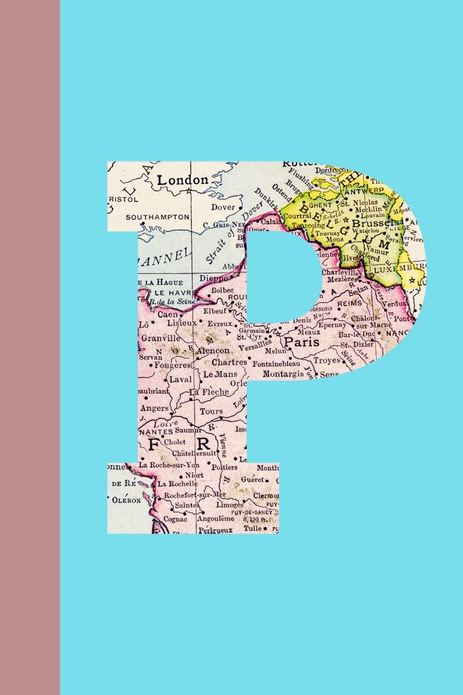 P Initial Letter P World Map The Ultimate Travel Planner Journal This Is A 6x9 52 Page Diary To Write Memories And Plan Trips In Makes A Great Graduation Or New Adventure