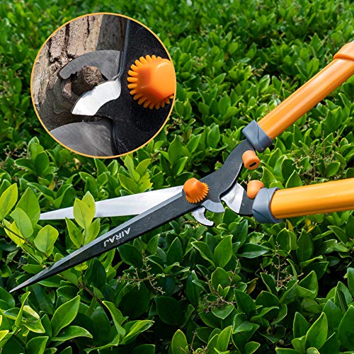 AIRAJ Astschere Gartenschere 3 Set-Kommt mit 50cm Astschere, 62cm Heckenschere,18cm Gartenschere,SK5 Scharfe Klingen… – Bild 6